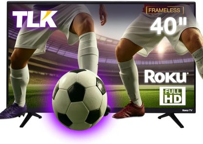 📺 Televisor Smart TV 32" Full HD | Roku Integrado | Streaming en Línea | Puertos HDMI | Conexión Inteligente | Perfecto para Sala, Recámara y Oficina