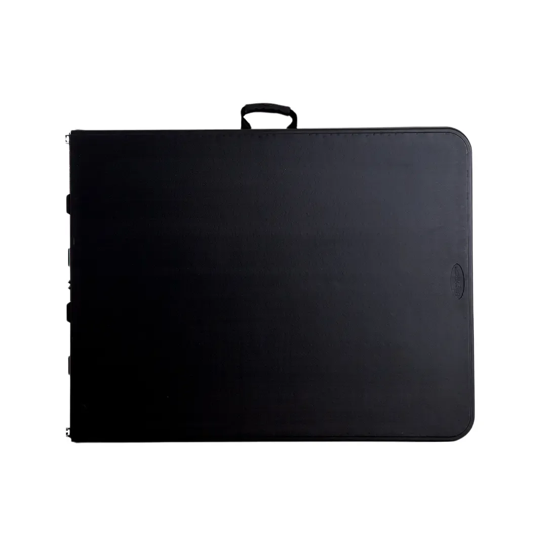 Paquete de 4 Mesas Plegables Blancas 180 cm para Eventos y Fiestas Cómodas y Prácticas