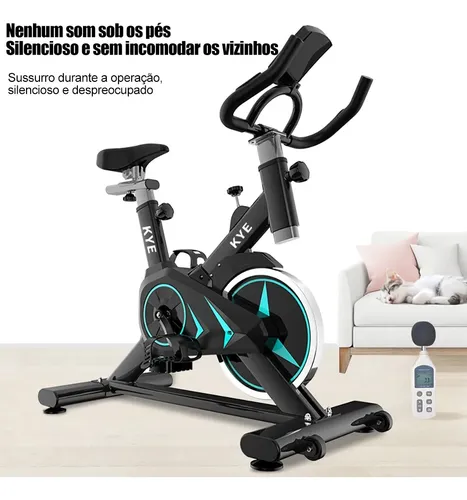 Kye Bicicleta De Spinning Fija 8kg Ejercicio Cardio Negro
