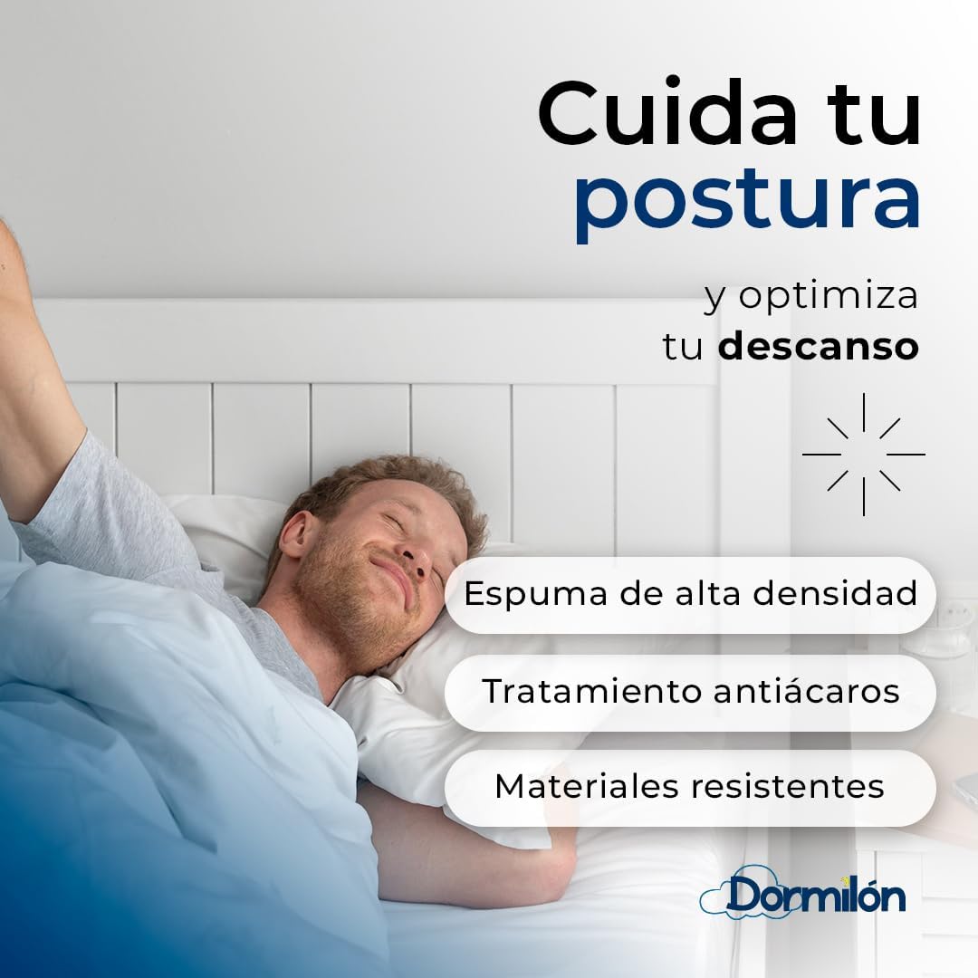 Restonic Park Individual Ortopédico Resortes Bonnell - Colchón Semi Firme - con Colchoneta Superior - Antiácaros - Soporte Duradero - Garantía 5 Años (Individual)