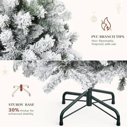 Árbol de Navidad Artificial YITAHOME Preiluminado con 11 Modos de Luz y Control Remoto, 6, 7.5 y 9 Pies, Varios Estilos