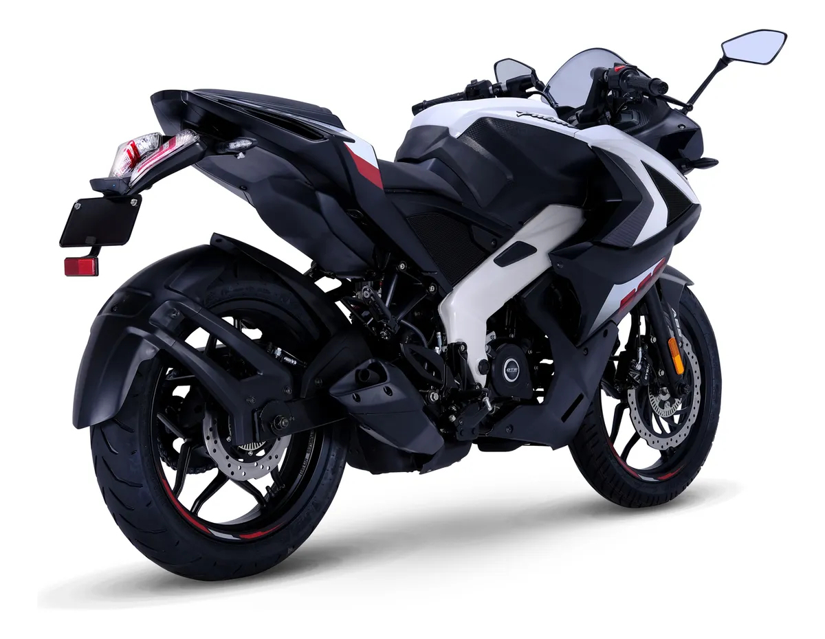 Motocicleta Bajaj Pulsar Rs 200 Blanca