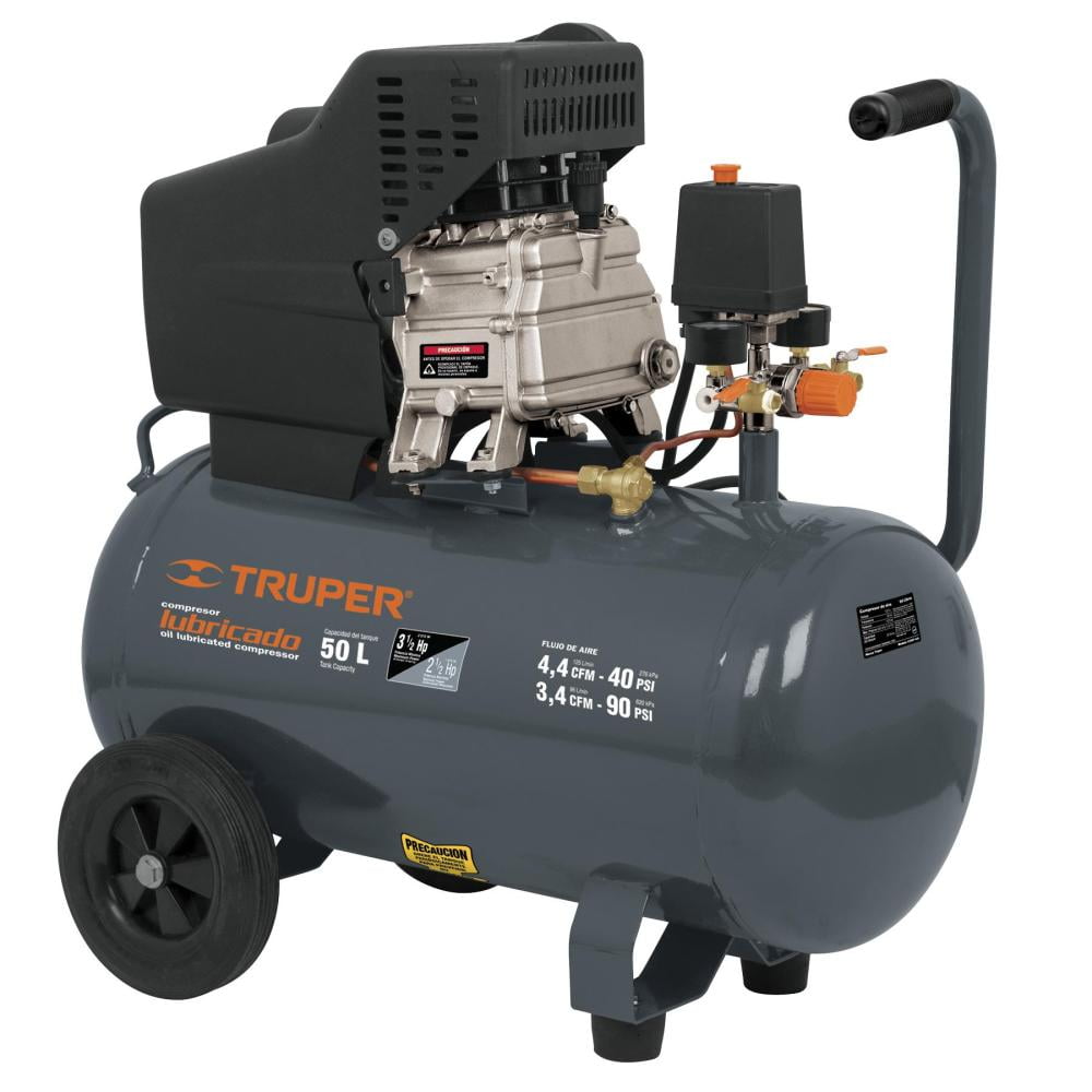 COMPRESORA 50 lt 2.5 HP HORIZONTAL TRUPER 15007 Truper COMP-50LT