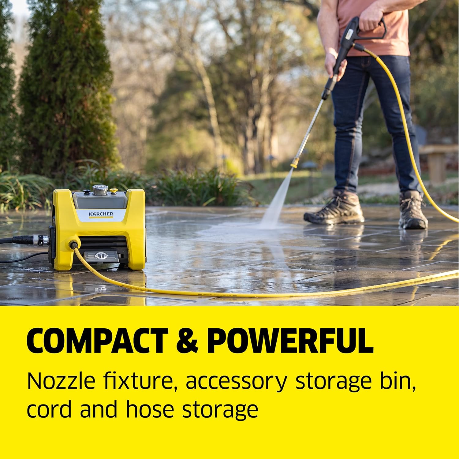 Karcher - Máquina limpiadora eléctrica a presión, K1700, Amarillo