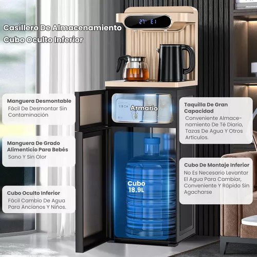 Dispensador eléctrico de agua fría y caliente botella de agua oculta-----Llave hexagonal en forma de copo de nieve