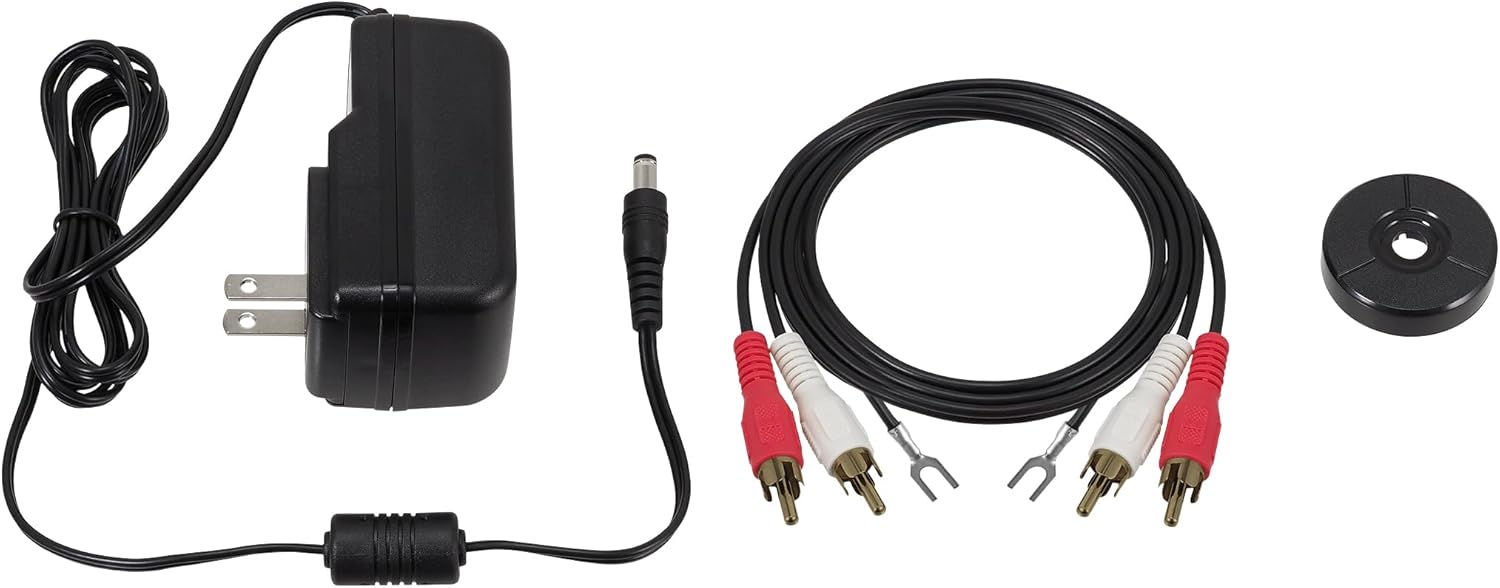 Audio-Technica - Tocadiscos AT-LP120XUSB-BK con accionamiento directo (analógico y USB), totalmente manual, alta fidelidad, 3 velocidades, convierte vinilo a digital, antipatinaje y control de tono variable, negro