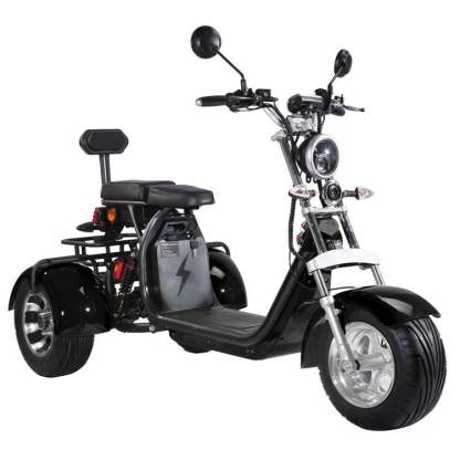 Motocicleta eléctrica de la vespa eléctrica adulta de 3 ruedas con el asiento del pasajero