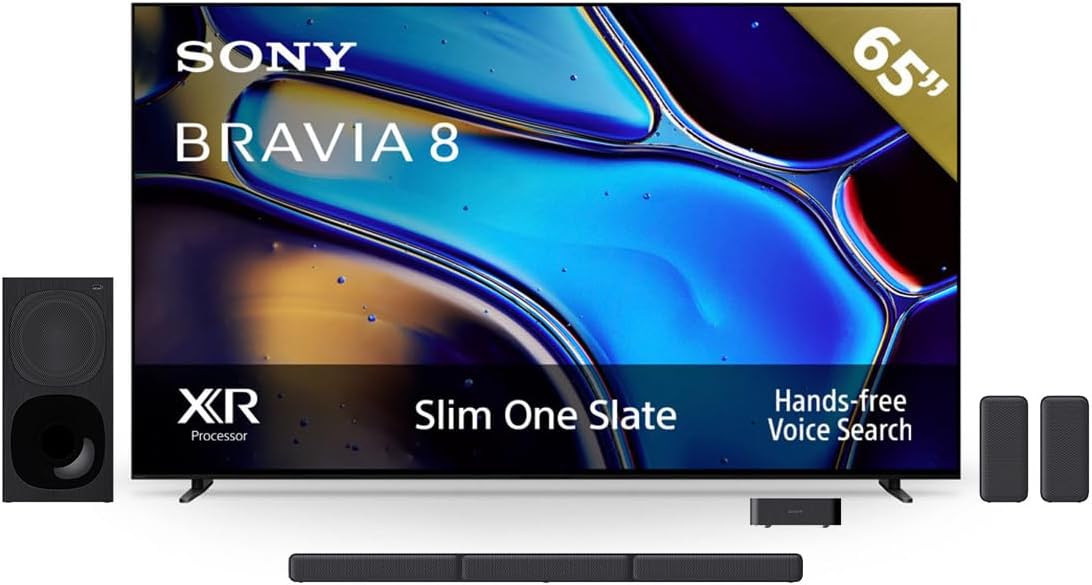 Sony BRAVIA 8 Pantalla 77” OLED con Procesador XR 4K Ultra HD Google