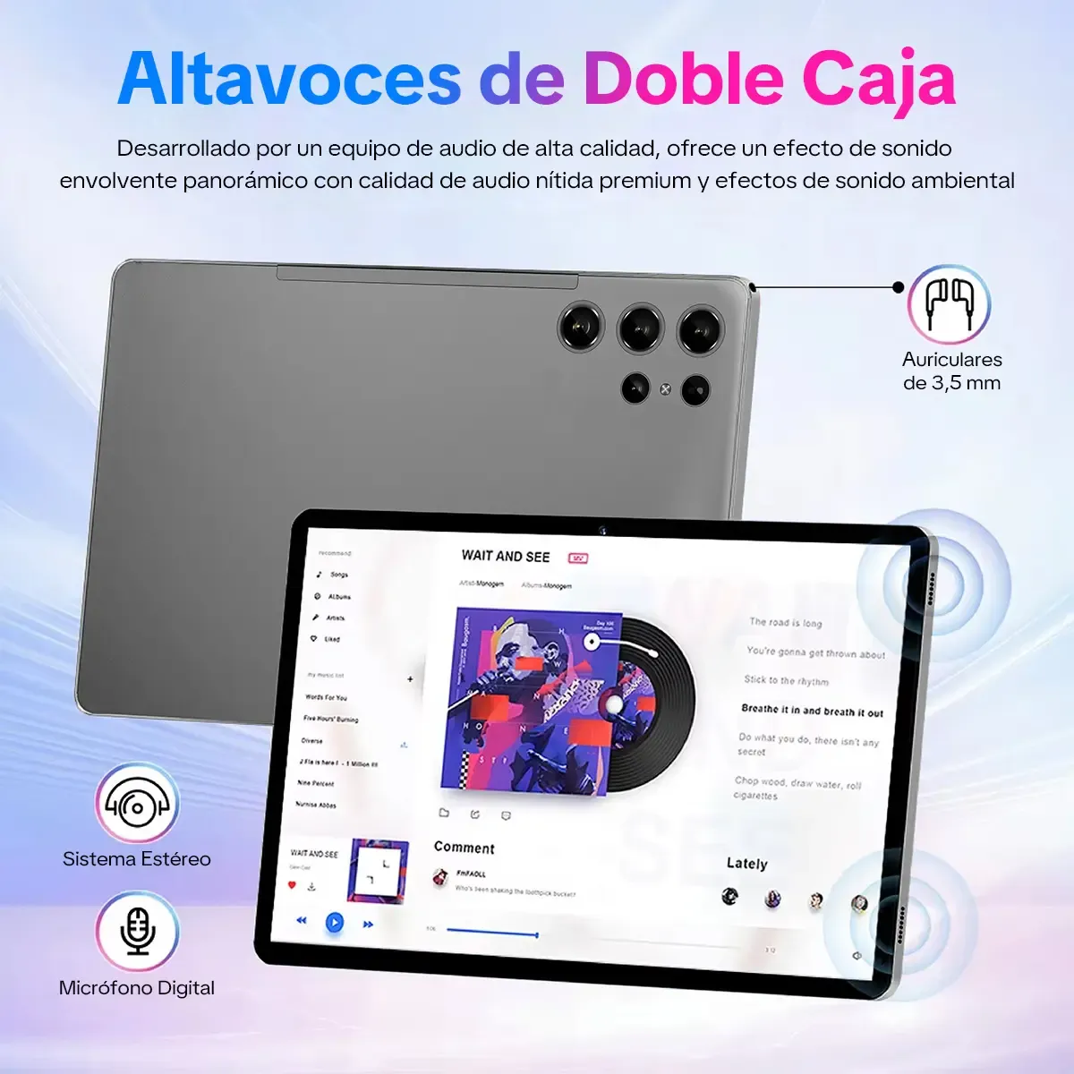 Tablet Accesorio original incluido | Regalo con tu compra | 10.1" Tablet Android 15
