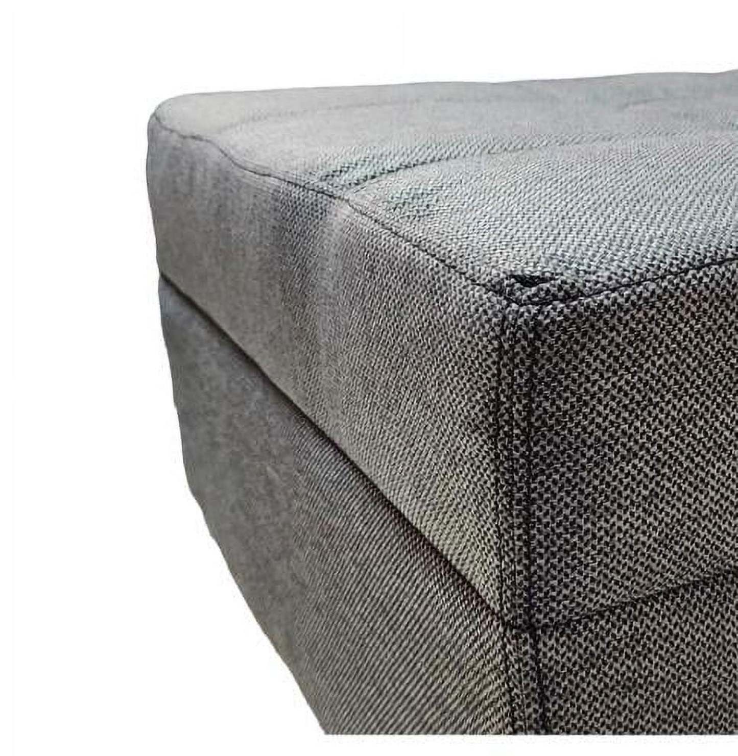 Sofa Cama King Size Tapatios Muebles Tela Oslo Oxford con Portavasos 3 Posiciones