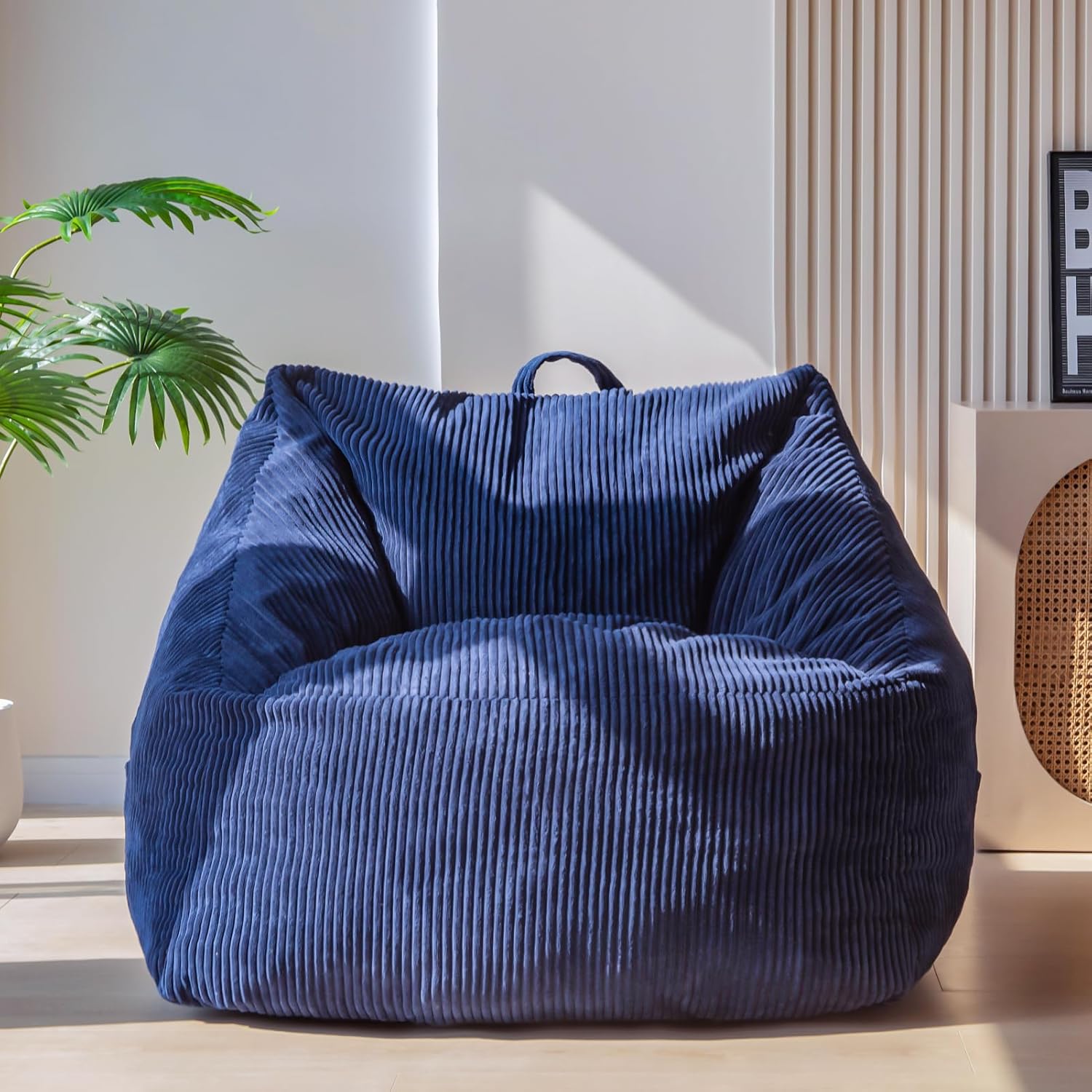 MAXYOYO - Puf plegable para sofá, cama, colchón de piso para adultos, extra grueso, 6 pliegues, sofá para recámara, sala de estar, beige, 135 x 240 cm