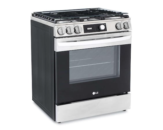Estufa LG de Piso 30" con 5 Quemadores de Gas LRGL5841S