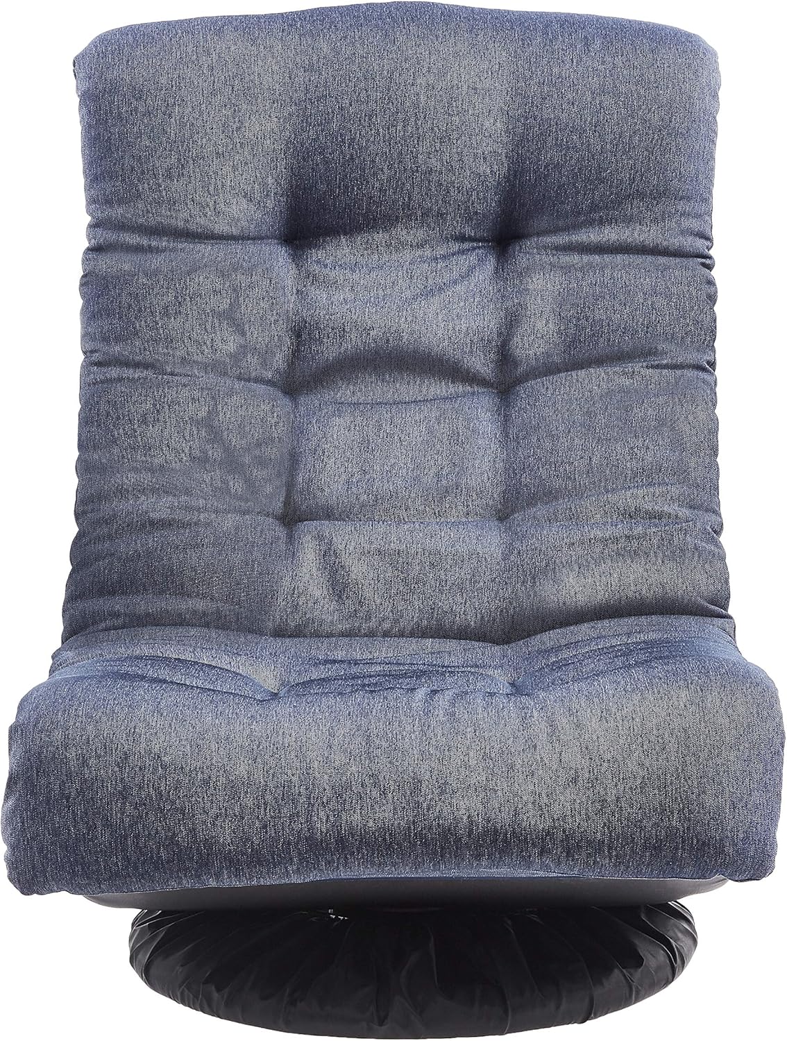 Amazon Basics - Silla giratoria de espuma con reposacabezas, ajustable, color gris