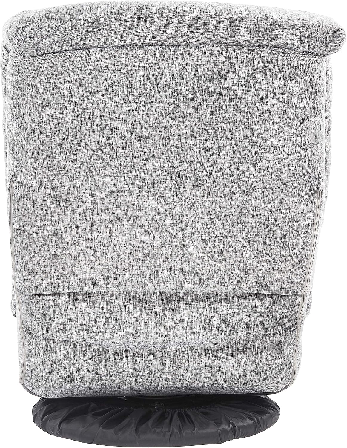 Amazon Basics - Silla giratoria de espuma con reposacabezas, ajustable, color gris