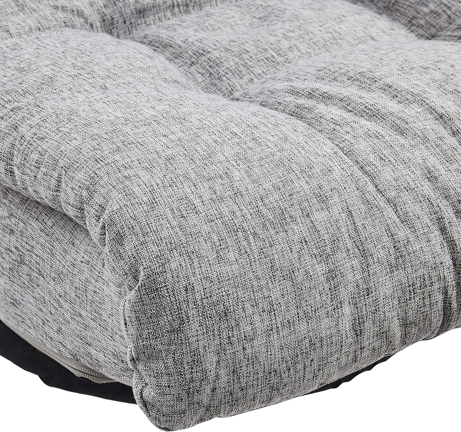 Amazon Basics - Silla giratoria de espuma con reposacabezas, ajustable, color gris