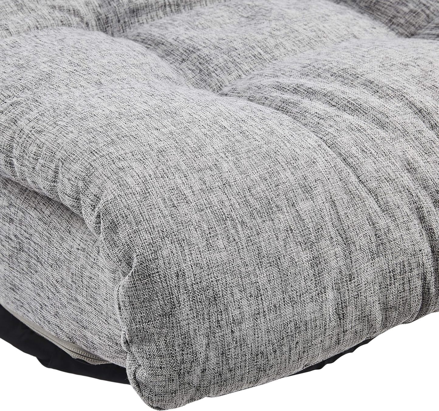 Amazon Basics - Silla giratoria de espuma con reposacabezas, ajustable, color gris