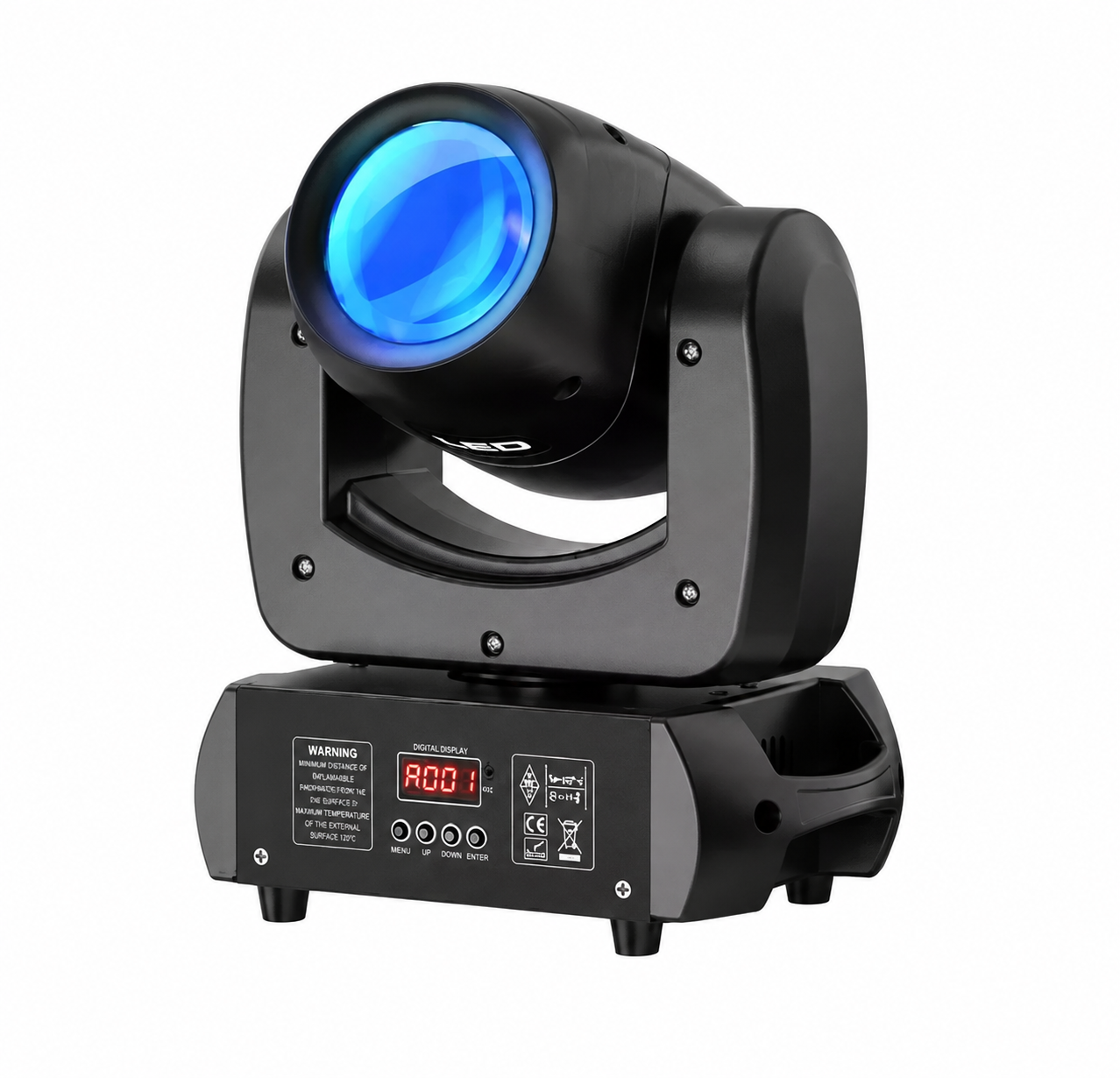 Cabeza Móvil 150W Beam DJ con Prisma 18, DMX y Control de Sonido