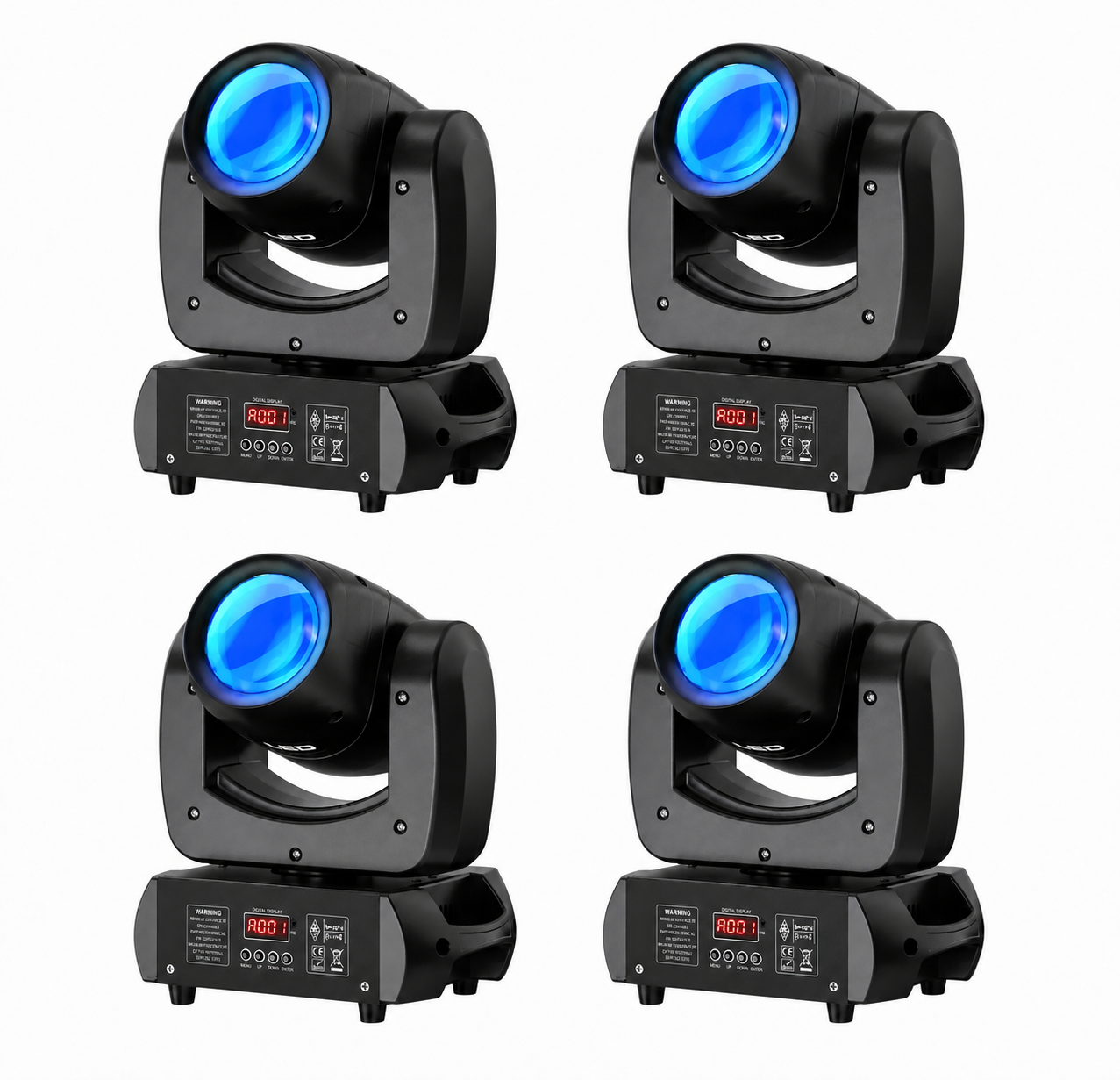 Cabeza Móvil 150W Beam DJ con Prisma 18, DMX y Control de Sonido