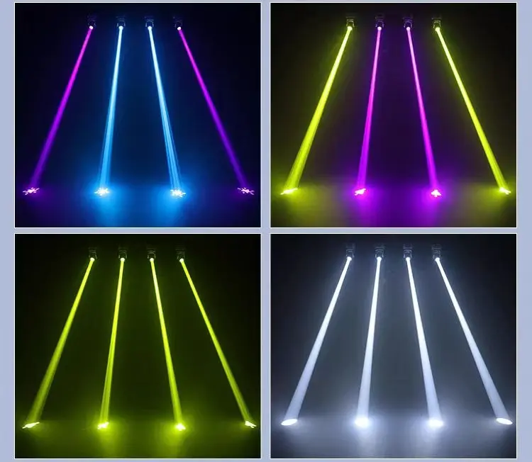 Cabeza Móvil 150W Beam DJ con Prisma 18, DMX y Control de Sonido