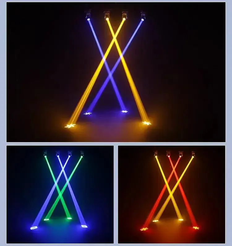 Cabeza Móvil 150W Beam DJ con Prisma 18, DMX y Control de Sonido