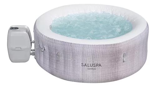 Saluspa Cancún Signature Airjet Spa Con Bañera De Hidromasaj Color Gris