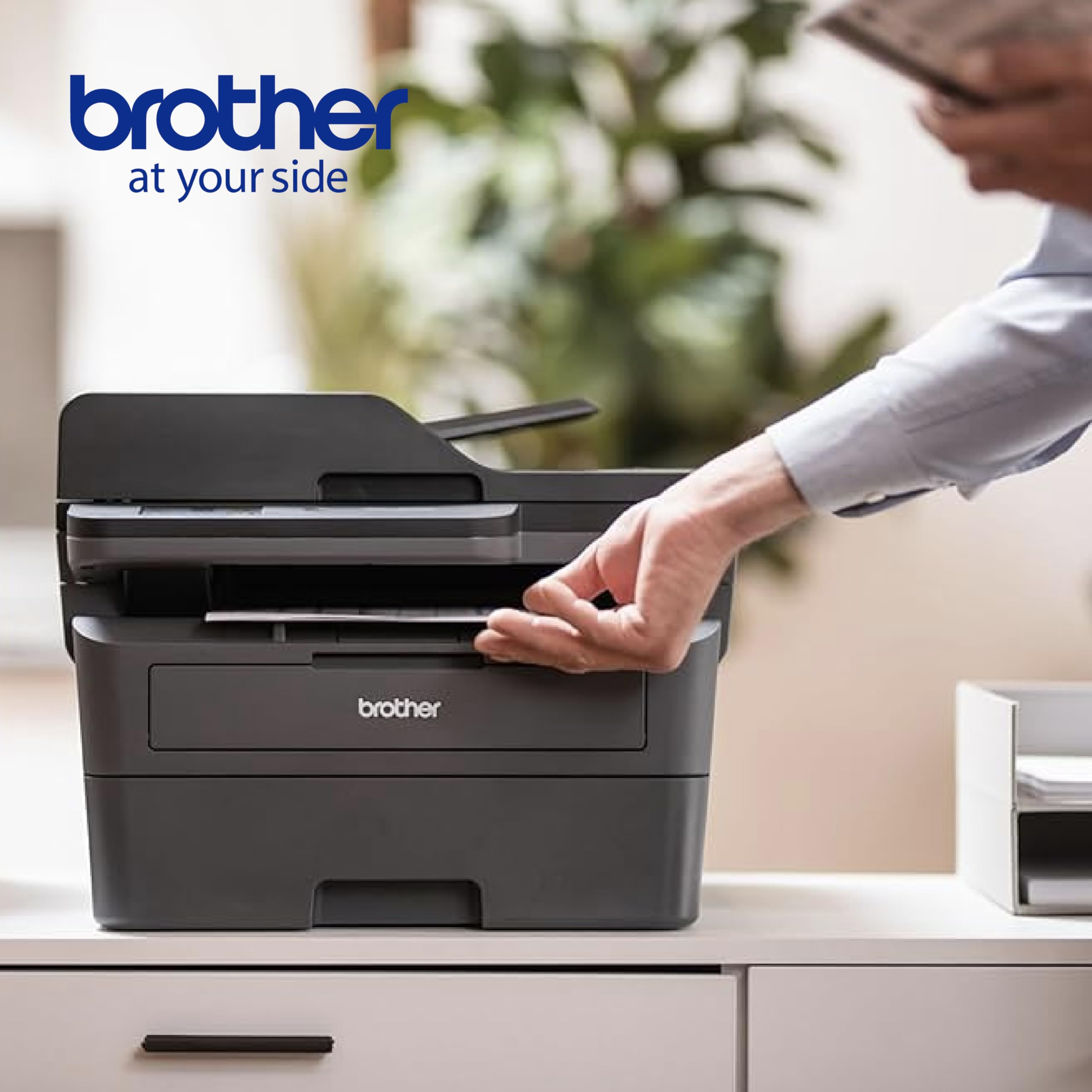 Brother Impresora Multifuncional Láser 3 en 1 de Alto Rendimiento