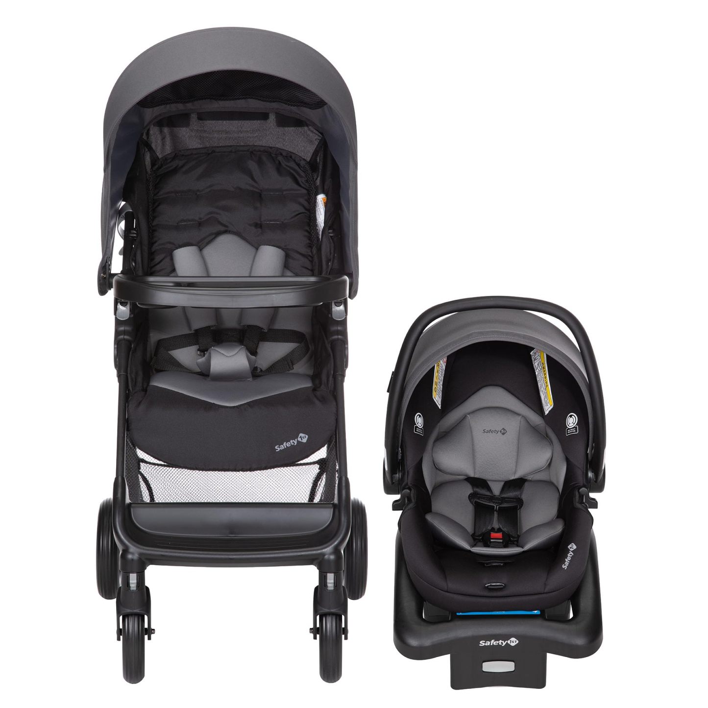 Safety 1st Carriola-Sistema de Viaje Smooth Ride LT, con uso desde recién nacido hasta los 22kg, con Portabebé OnBoard FLX