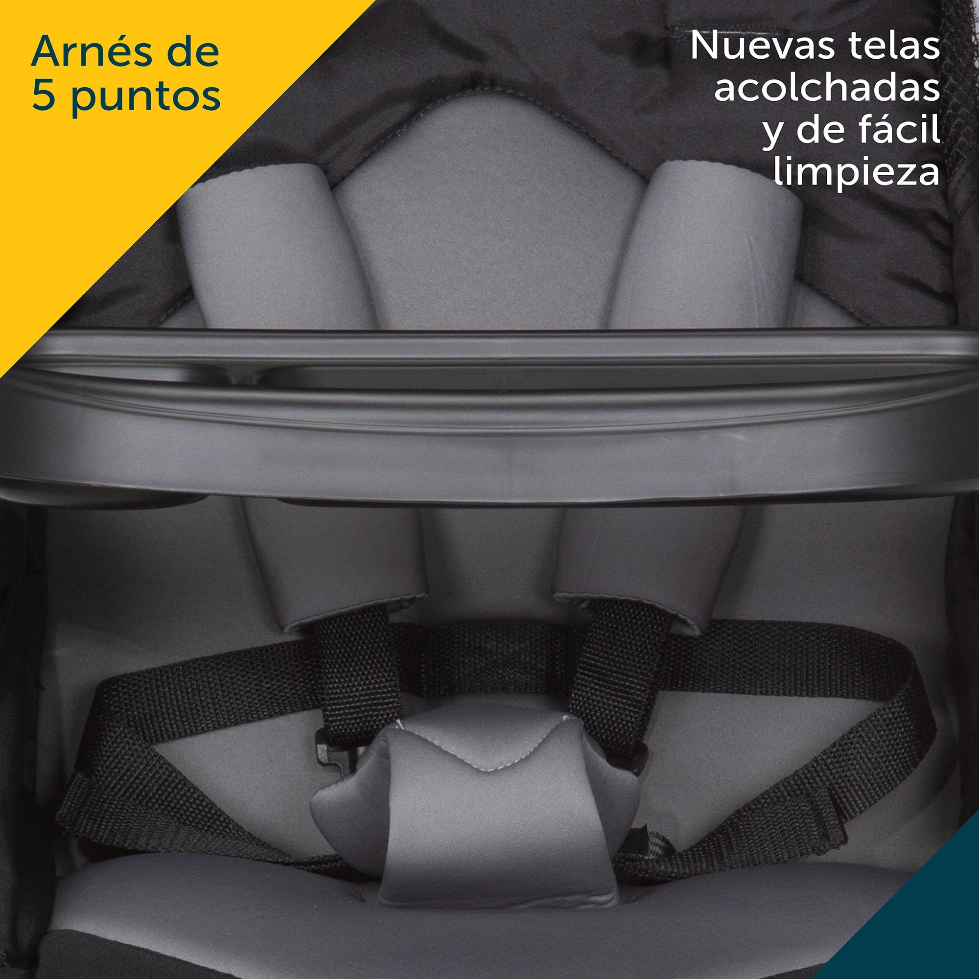 Safety 1st Carriola-Sistema de Viaje Smooth Ride LT, con uso desde recién nacido hasta los 22kg, con Portabebé OnBoard FLX