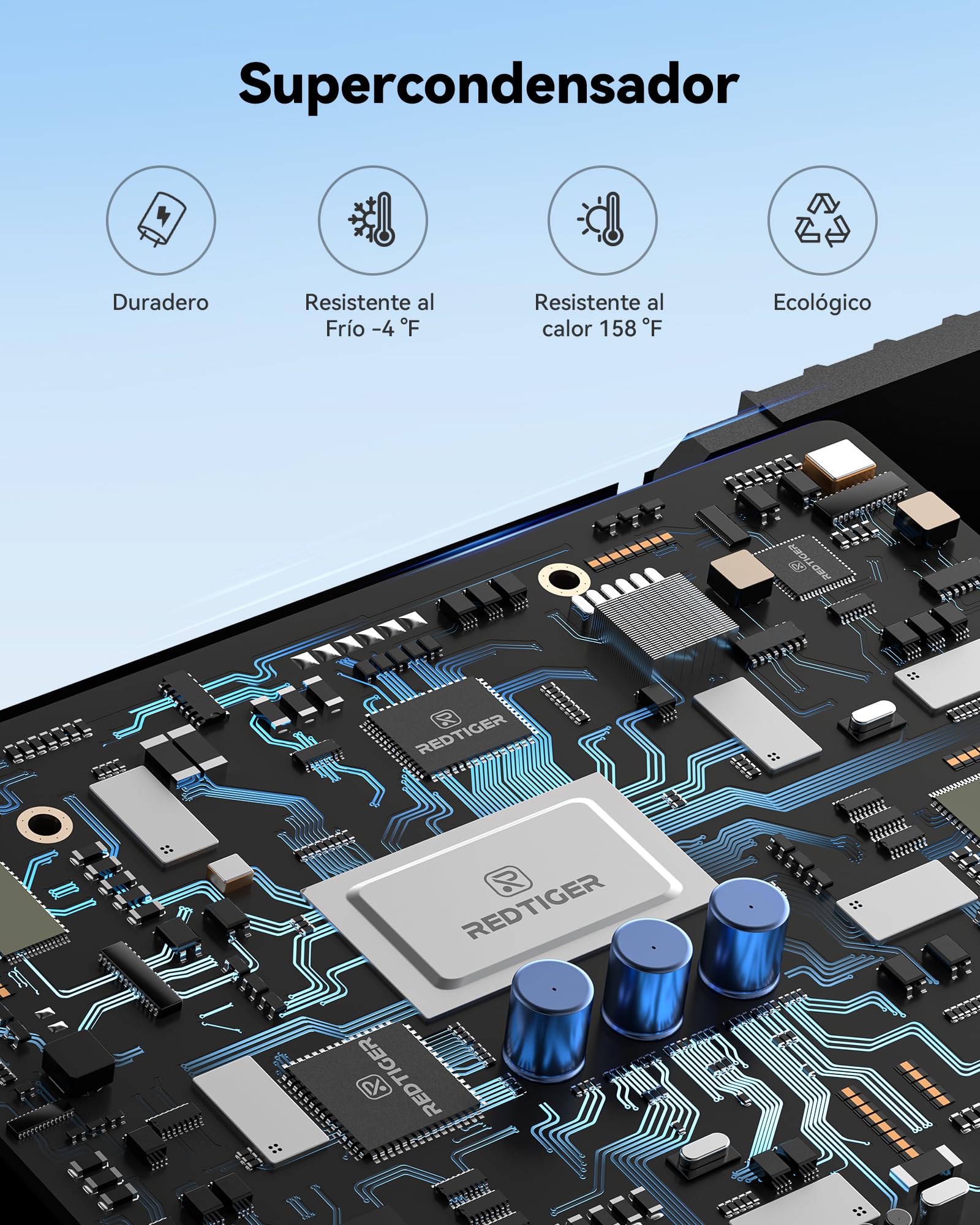 REDTIGER Cámara para Auto 4K, Wi-Fi 6 de 5.8GHz y GPS, Tarjeta SD de 128GB Incluida, STARVIS 2, HDR, Pantalla IPS de 3.18", Gran Angular, Visión Nocturna, Grabación en Bucle, Sensor G, Soporta hasta 512GB, F7NP