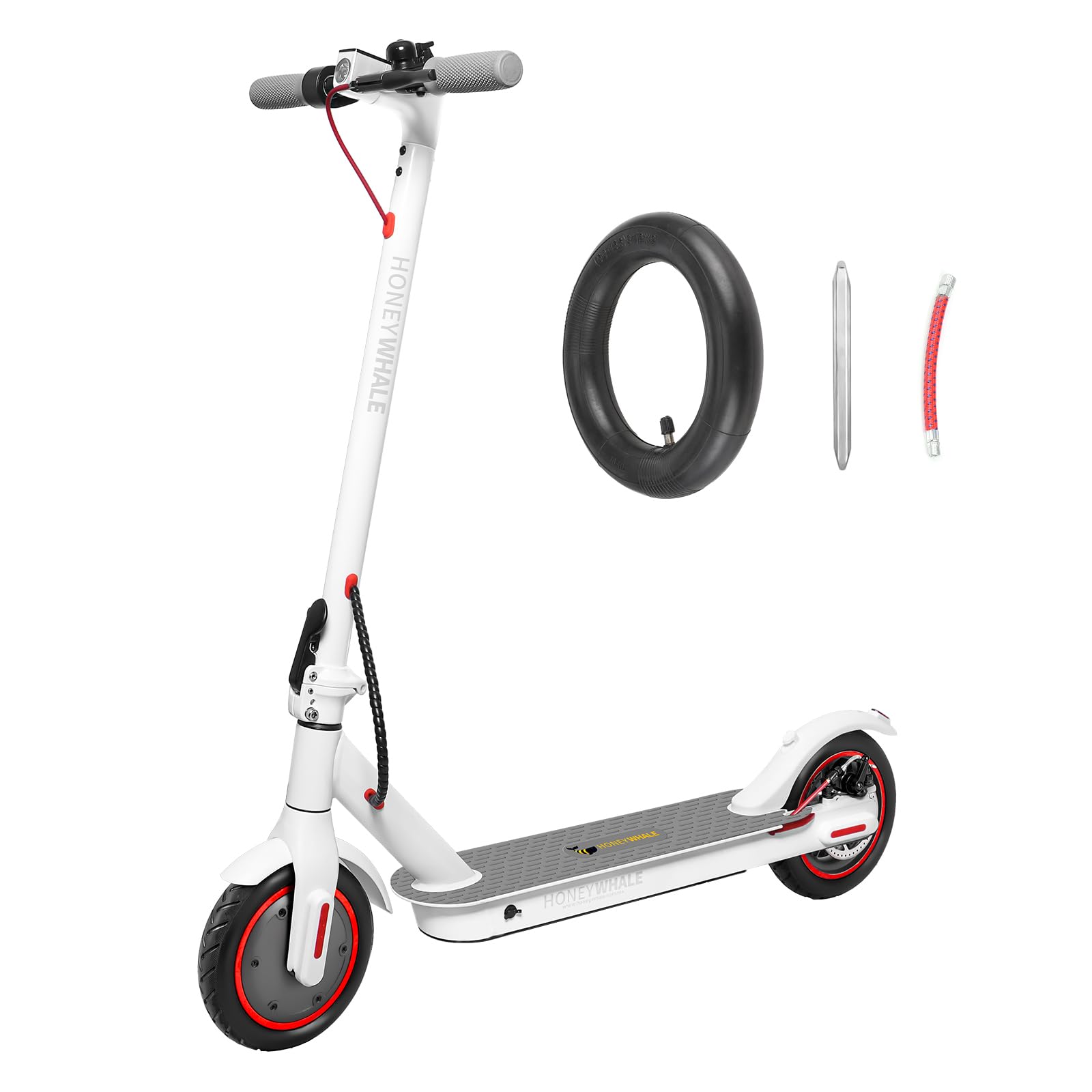HONEYWHALE M2 Pro Scooter Eléctrico Adulto 500W-32KM/H-22KM Patin Electrico | Diseño Plegable para Desplazamientos Urbanos, APP Bluetooth, Neumáticos de 8.5", Freno de Disco y Freno Electrónico