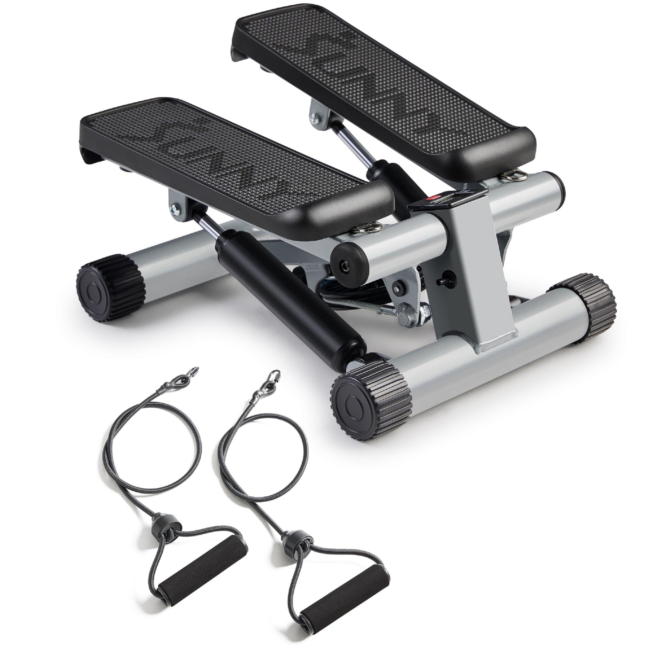 Sunny Health & Fitness Mini Stepper con Bandas para Casa