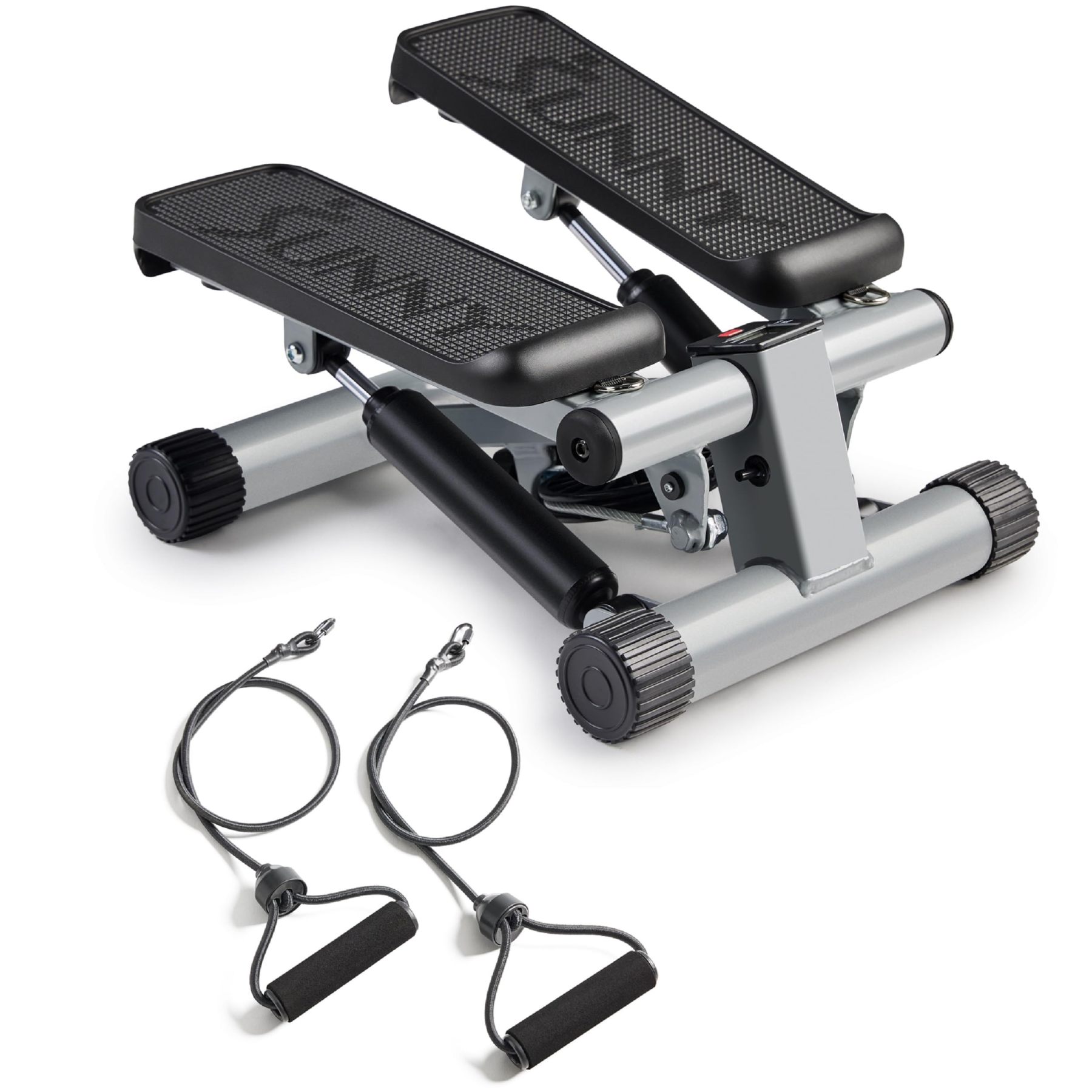 Sunny Health & Fitness Mini Stepper con Bandas para Casa
