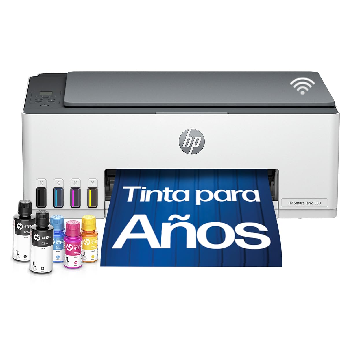 Impresora Multifuncional HP Smart Tank 580/583/585 con Wi-Fi, Tinta Continua y Dúplex Manual