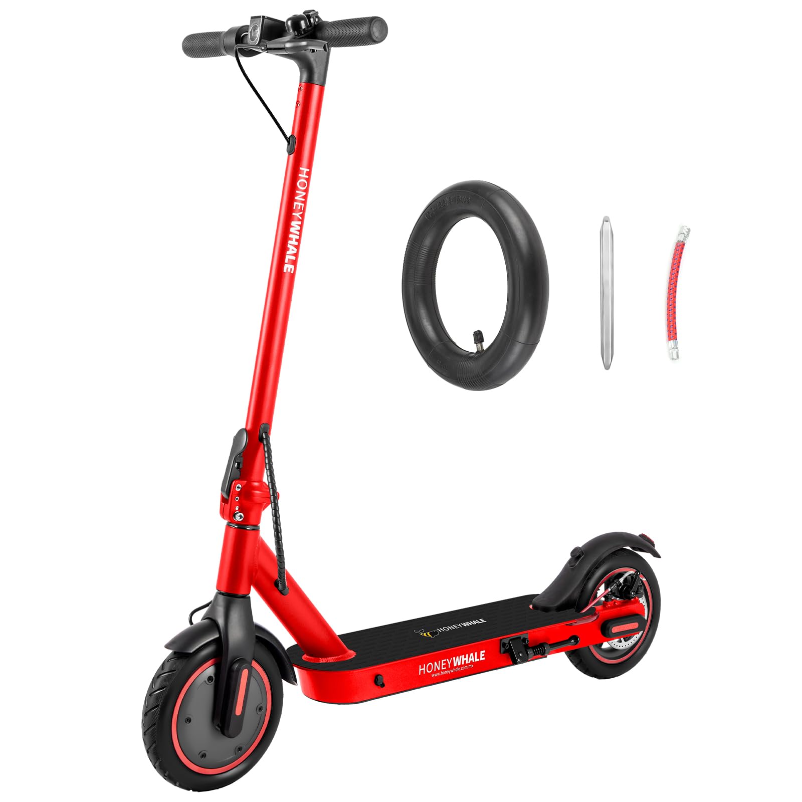 HONEYWHALE M2 Pro Scooter Eléctrico Adulto 500W-32KM/H-22KM Patin Electrico | Diseño Plegable para Desplazamientos Urbanos, APP Bluetooth, Neumáticos de 8.5", Freno de Disco y Freno Electrónico