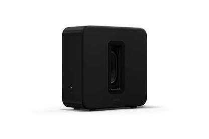 Sonos Sub 4 Subwoofer Inalámbrico con Wi-Fi, Woofers Elípticos Dobles y Amplificadores Clase D, Compatible con Arc Ultra, Arc y Beam