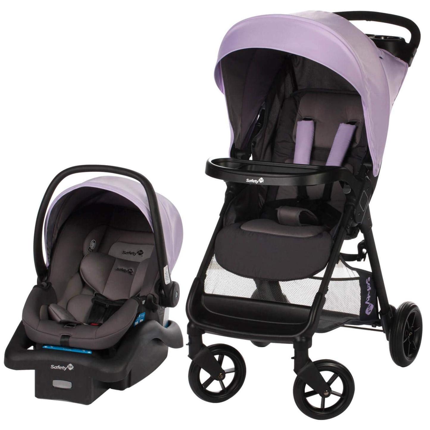 Safety 1st Carriola-Sistema de Viaje Smooth Ride LT, con uso desde recién nacido hasta los 22kg, con Portabebé OnBoard FLX