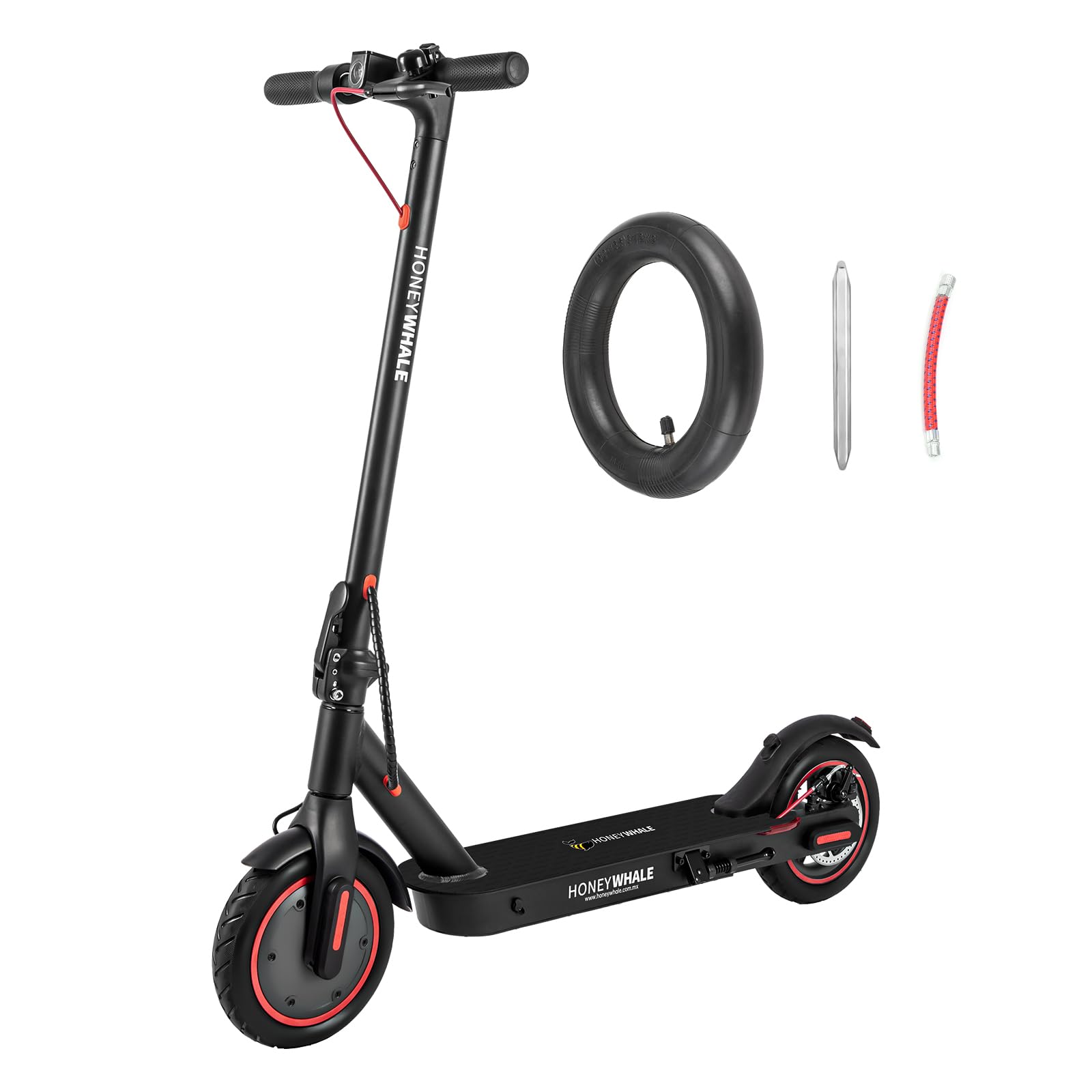 HONEYWHALE M2 Pro Scooter Eléctrico Adulto 500W-32KM/H-22KM Patin Electrico | Diseño Plegable para Desplazamientos Urbanos, APP Bluetooth, Neumáticos de 8.5", Freno de Disco y Freno Electrónico