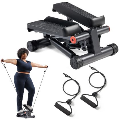 Sunny Health & Fitness Mini Stepper con Bandas para Casa