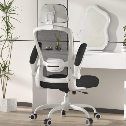 Silla Ergonómica de Oficina Mimoglad con Respaldo Alto, Soporte Lumbar Ajustable, Reclinación de 90° a 135° y Malla Transpirable