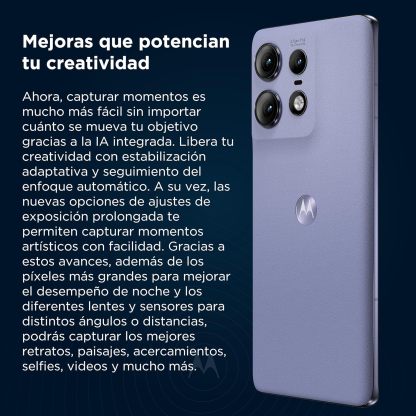 motorola Moto Edge 50 Pro - 512 GB Memoria, 12 GB RAM, Celular Desbloqueado, 1 Año de Garantía - Negro
