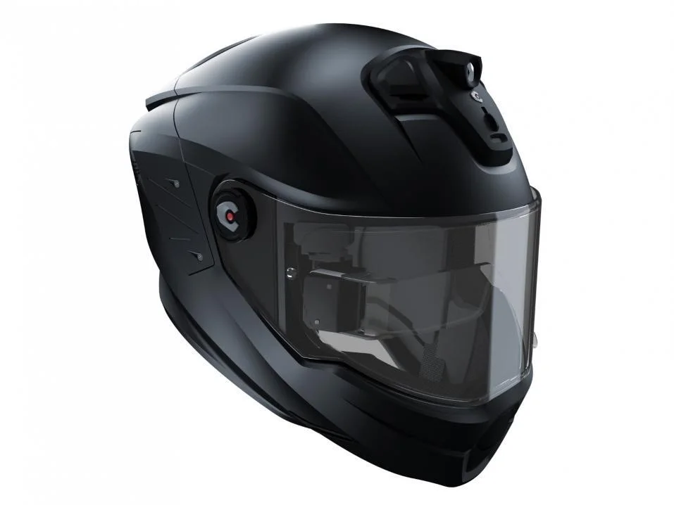 Casco de moto inteligente con grabadora de video.