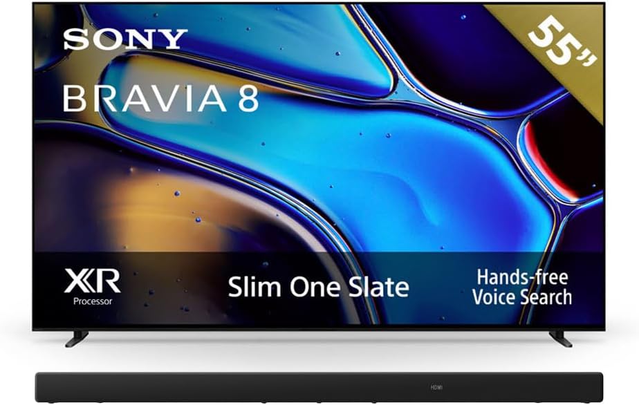 Sony BRAVIA 8 Pantalla 77” OLED con Procesador XR 4K Ultra HD Google