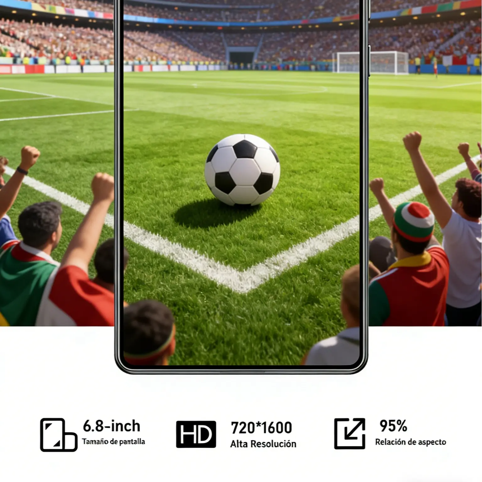 Combo Teléfono Inteligente | Con regalo exclusivo | ​Batería de 8000mAh con Charge de 18W | 6.8" y 90Hz | Cámara de 50MP | Doble ranura para tarjetas SIM |