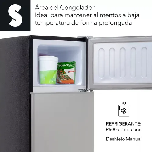 Refrigerador Frigobar Congelador 2 Puertas Detalle Estetico
