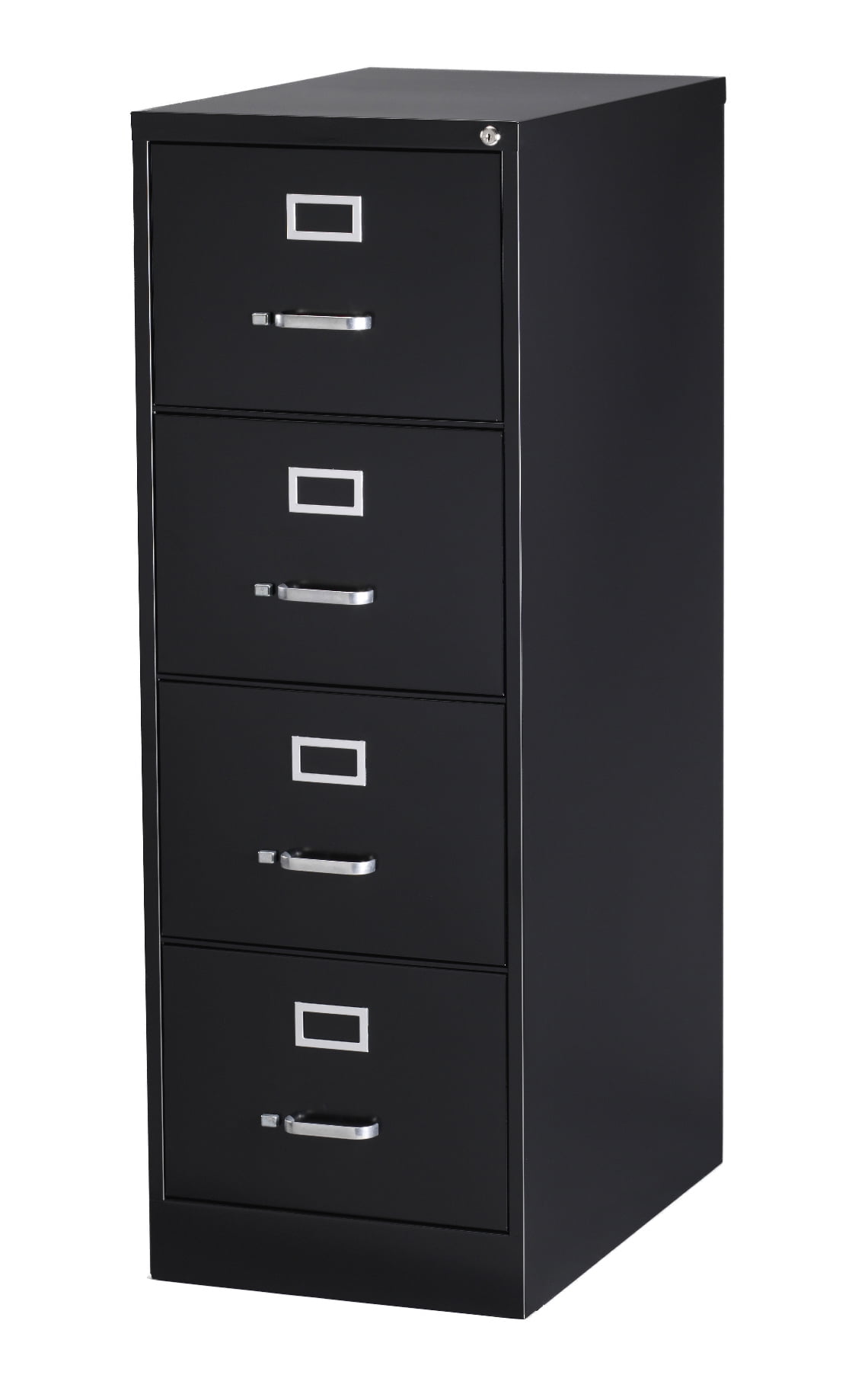 Archivero  Metálico Hirsh Armado Vertical 4 Cajones Tamaño Oficio Negro Hirsh 4 CAJONES TAMAÑO OFICIO NEGRO