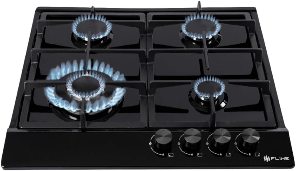 Parrilla De Gas Empotrable 4 Quemadores | Acero Inoxidable | Gas LP Y