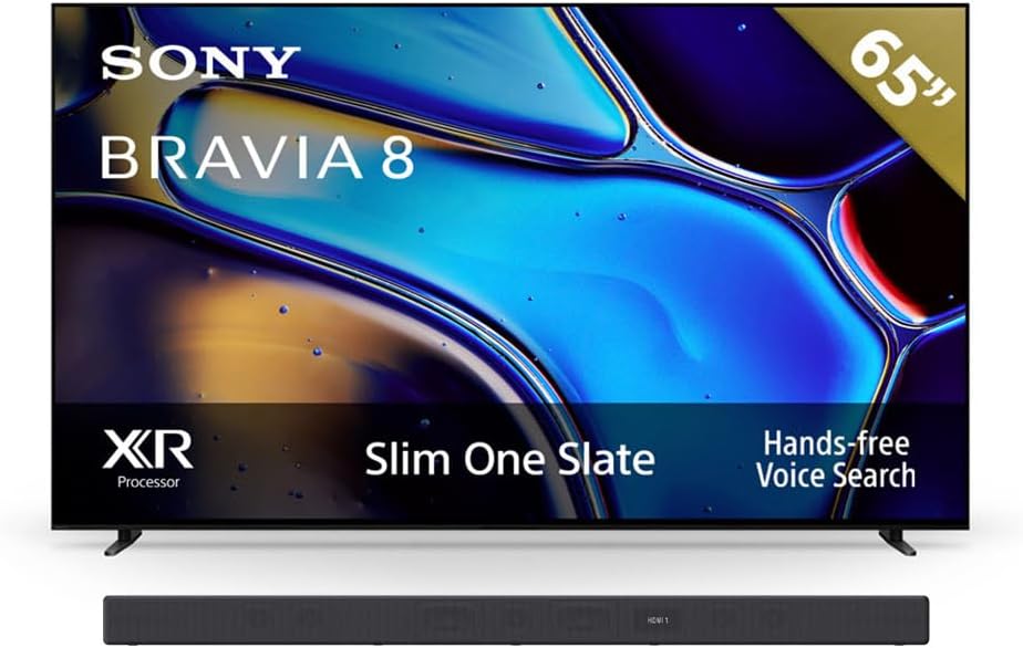 Sony BRAVIA 8 Pantalla 77” OLED con Procesador XR 4K Ultra HD Google