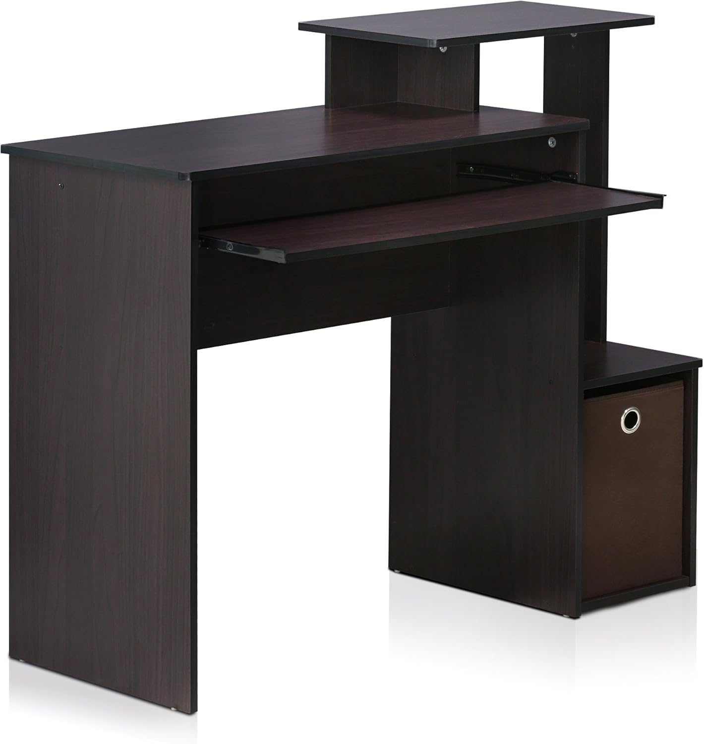 Furinno Econ - computadora Multiusos para computadora de Oficina en casa, Color Gris Roble francés