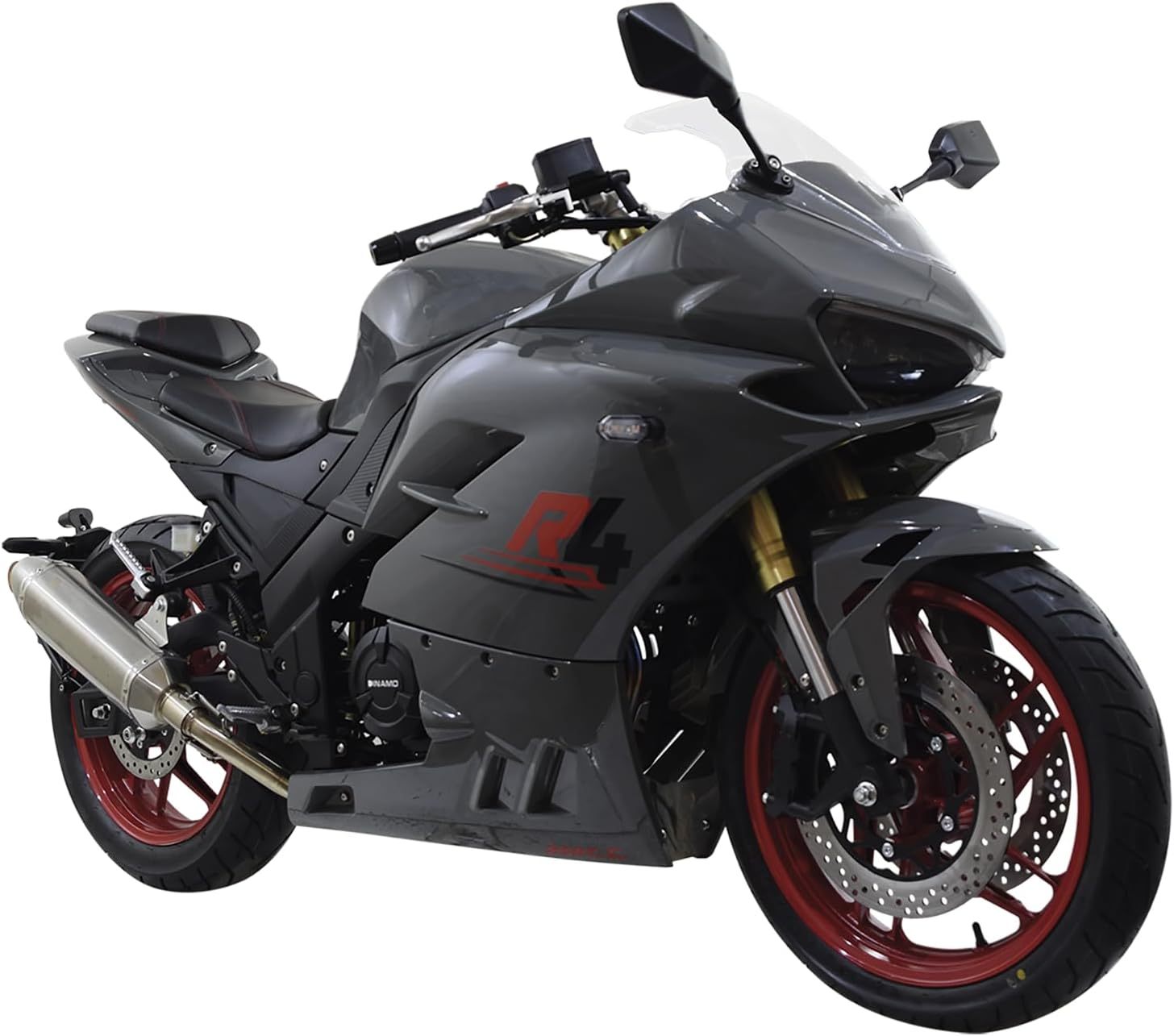 DINAMO Motocicleta Deportiva R4 Gris 2024