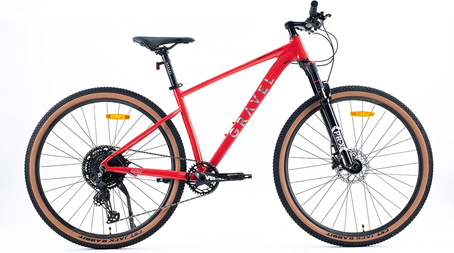 GRAVEL | Bicicleta de Montaña Meru Bicicleta Rodada 29 Blanca | Cuadro Aluminio 6061 | Cambios Shimano DEORE M6100 | Cassette 11-52T 12 Velocidades | Bici con Frenos Hidráulicos Shimano
